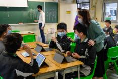 中二級數學iPad對戰相片