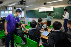 中二級數學iPad對戰相片