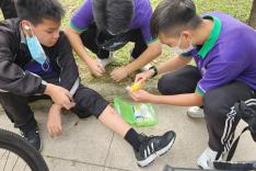 童軍單車郊遊樂相片